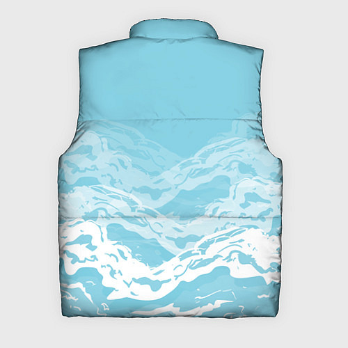 Мужской жилет Волны / 3D-Черный – фото 2