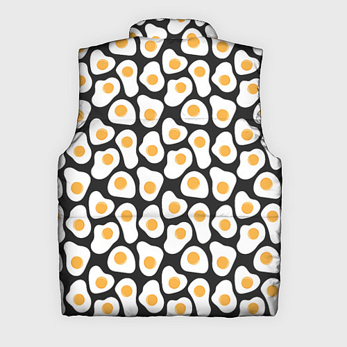 Мужской жилет Яичница / 3D-Черный – фото 2