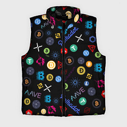 Мужской жилет ЛОГОТИПЫ КРИПТОВАЛЮТ Z