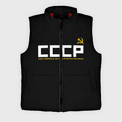 Мужской жилет СССР, цвет: 3D-красный