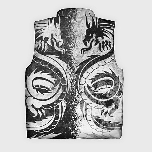 Мужской жилет ДРАКОНЫ DRAGONS / 3D-Черный – фото 2