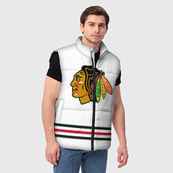 Мужской жилет Чикаго Блэкхокс Форма1, цвет: 3D-черный — фото 2