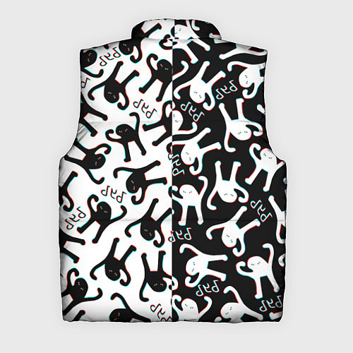 Мужской жилет МЕМ КОТ ЪУЪ СЪУКА / 3D-Черный – фото 2