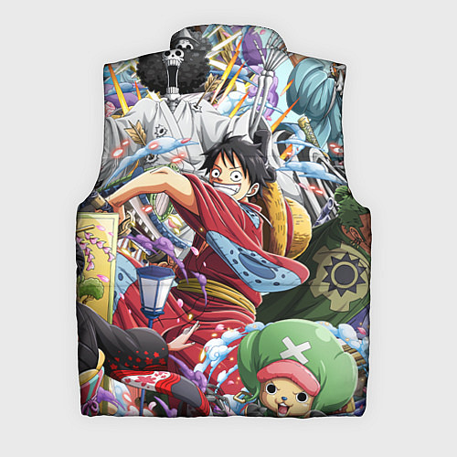 Мужской жилет ONE PIECE ВАН ПИС / 3D-Светло-серый – фото 2