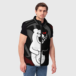 Мужской жилет MONOKUMA МОНОКУМА DANGANRO, цвет: 3D-черный — фото 2