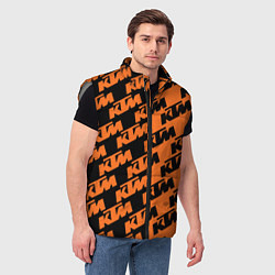 Мужской жилет KTM КТМ Z, цвет: 3D-светло-серый — фото 2