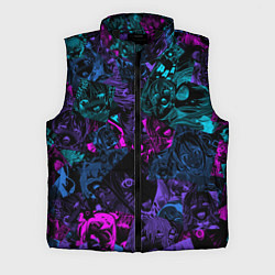 Мужской жилет Neon Ahegao, цвет: 3D-черный