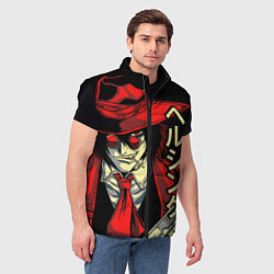Мужской жилет Хеллсинг, цвет: 3D-черный — фото 2