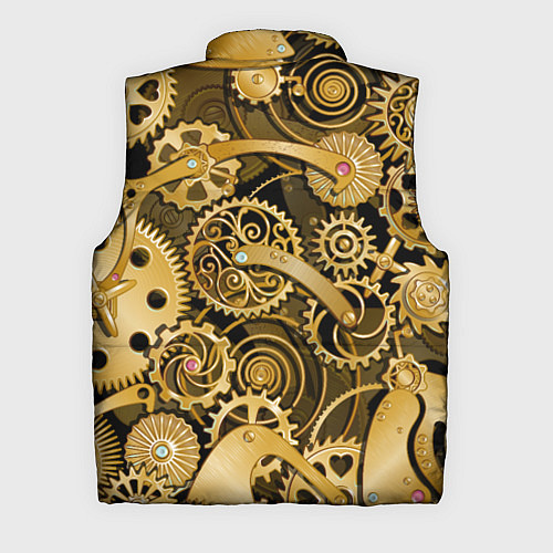 Мужской жилет Стимпанк механизмы шестеренки / 3D-Черный – фото 2