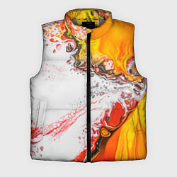 Мужской жилет Рисунок желтой краской
