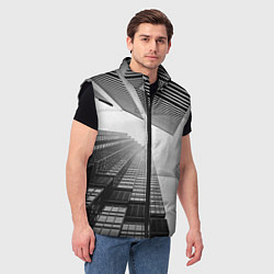 Мужской жилет Минимализм, цвет: 3D-черный — фото 2