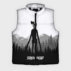 Мужской жилет SIREN HEAD DARK FOREST, цвет: 3D-черный