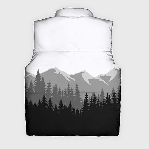 Мужской жилет SIREN HEAD DARK FOREST / 3D-Красный – фото 2