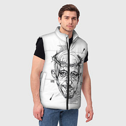 Мужской жилет Кровосток, цвет: 3D-черный — фото 2