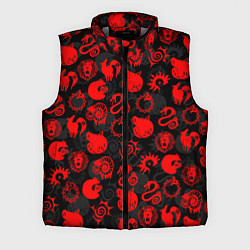 Мужской жилет СИМВОЛЫ ГРЕХОВ 7 DEADLY SINS, цвет: 3D-светло-серый