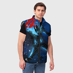 Мужской жилет Поднятие уровня Аниме, цвет: 3D-светло-серый — фото 2