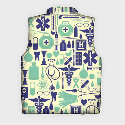 Мужской жилет Медицина Паттерн Z / 3D-Красный – фото 2
