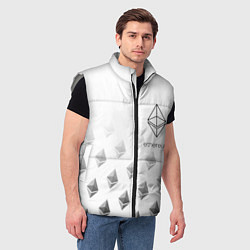 Мужской жилет ETHEREUM ЭФИРИУМ ЭФИР, цвет: 3D-светло-серый — фото 2
