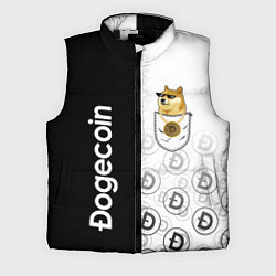 Мужской жилет DOGECOIN DOGE КАРМАН, цвет: 3D-черный