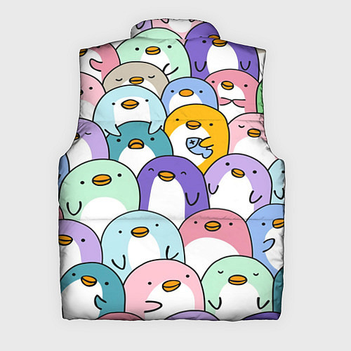 Мужской жилет Пингвины / 3D-Черный – фото 2