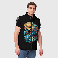 Мужской жилет One Piece Retro Style, цвет: 3D-светло-серый — фото 2