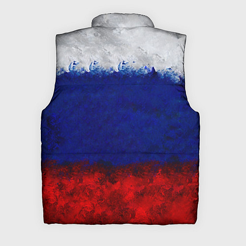 Мужской жилет Россия Russia Герб / 3D-Светло-серый – фото 2