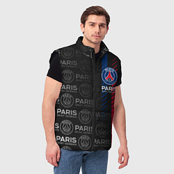 Мужской жилет ФК ПСЖ PARIS SAINT GERMAIN, цвет: 3D-черный — фото 2