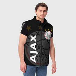 Мужской жилет FC AJAX AMSTERDAM ФК АЯКС, цвет: 3D-светло-серый — фото 2
