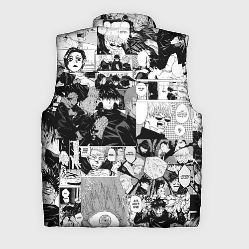 Мужской жилет Магическая Битва / 3D-Черный – фото 2