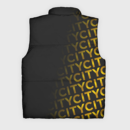 Мужской жилет МАНЧЕСТЕР СИТИ ЗОЛОТО GOLD / 3D-Красный – фото 2