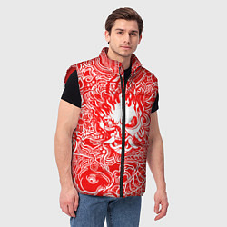 Мужской жилет Samurai, цвет: 3D-красный — фото 2