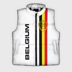 Мужской жилет СБОРНАЯ БЕЛЬГИИ, цвет: 3D-черный