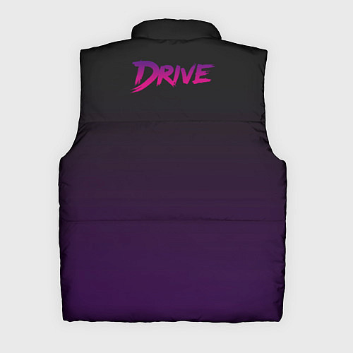 Мужской жилет Drive - Retrowave / 3D-Черный – фото 2