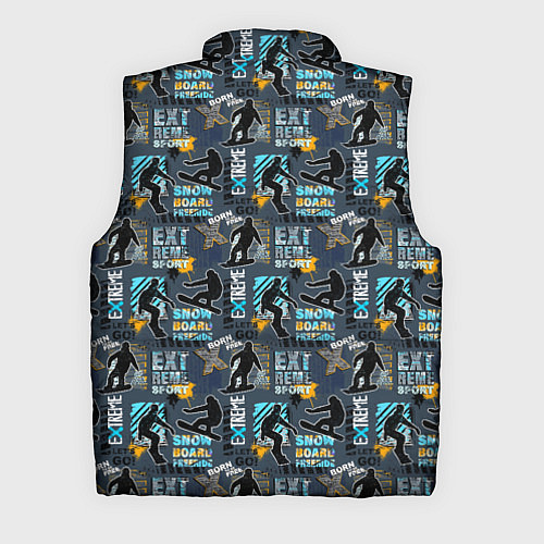 Мужской жилет SNOWBOARD / 3D-Светло-серый – фото 2