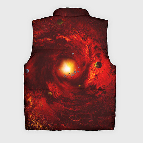 Мужской жилет КОСМИЧЕСКИЙ ВИХРЬ / 3D-Красный – фото 2