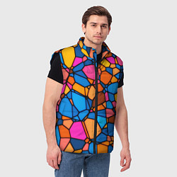 Мужской жилет Mosaic, цвет: 3D-черный — фото 2