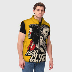 Мужской жилет Бойцовский Клуб Три личности, цвет: 3D-черный — фото 2