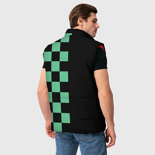 Мужской жилет КОСТЮМ TANJIRO KAMADO ТАНДЖИРО / 3D-Красный – фото 4