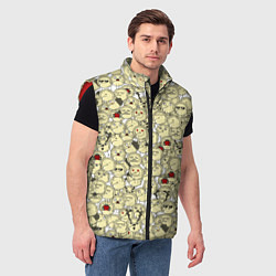 Мужской жилет Пельмени, цвет: 3D-красный — фото 2