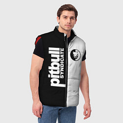 Мужской жилет PITBULL SYNDICATE ПИТБУЛЬ, цвет: 3D-красный — фото 2