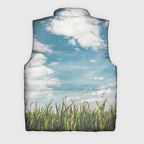 Мужской жилет Небушко и полюшко / 3D-Черный – фото 2