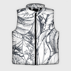Мужской жилет Тропические листья