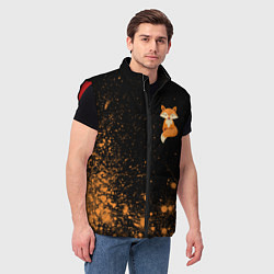 Мужской жилет Foxy - Paint, цвет: 3D-красный — фото 2
