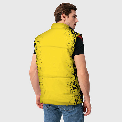 Мужской жилет CYBERPUNK 2077 КИБЕРПАНК 2077 / 3D-Красный – фото 4