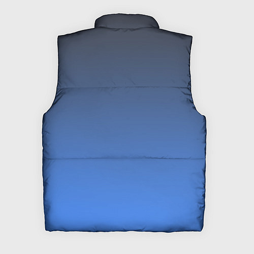 Мужской жилет DARK OCEAN GRADIENT / 3D-Черный – фото 2