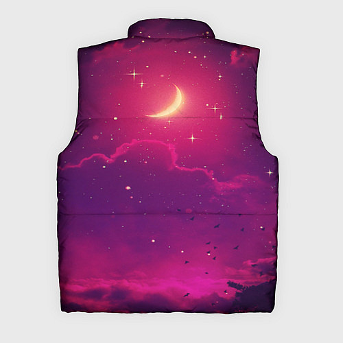 Мужской жилет СКАЗОЧНАЯ НОЧЬ 2 КРАСНЫЙ / 3D-Черный – фото 2
