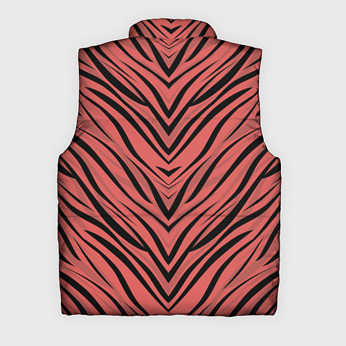 Мужской жилет Полосатый тигровый узор / 3D-Красный – фото 2