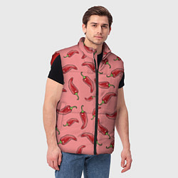 Мужской жилет Острый перчик, цвет: 3D-красный — фото 2
