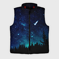 Мужской жилет ЛЕС НОЧЬЮ, цвет: 3D-красный