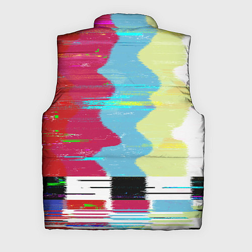 Мужской жилет TV glitch / 3D-Светло-серый – фото 2